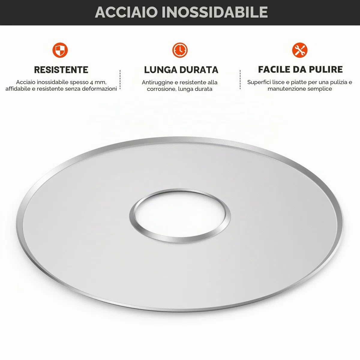 Onlyfire Piastra per Grigliare in Acciaio Inossidabile,Plancha Grill per Weber 57 CM bollitore a Carbone