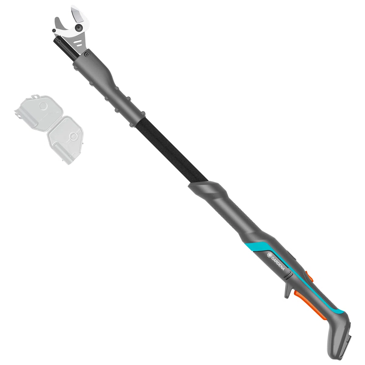 Gardena Troncarami A Batteria EasyCut 110/18V P4A Solo: Taglio senza sforzo, Fino a 2,5 m di distanza, Leggero, Lame in acciaio, Senza fili (14772-55)