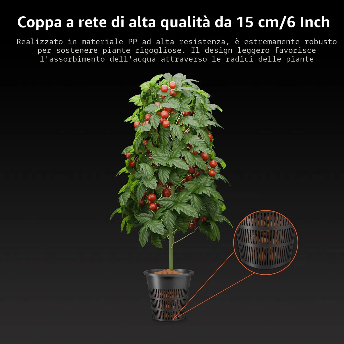 SPIDER FARMER DWC Sistema di Coltivazione idroponica con Coltura ad Acqua Profonda da 27 Litri/7 galloni, Nuovo Design del Coperchio Triangolare, Pompa d'Aria da 8W, 2 Secchi