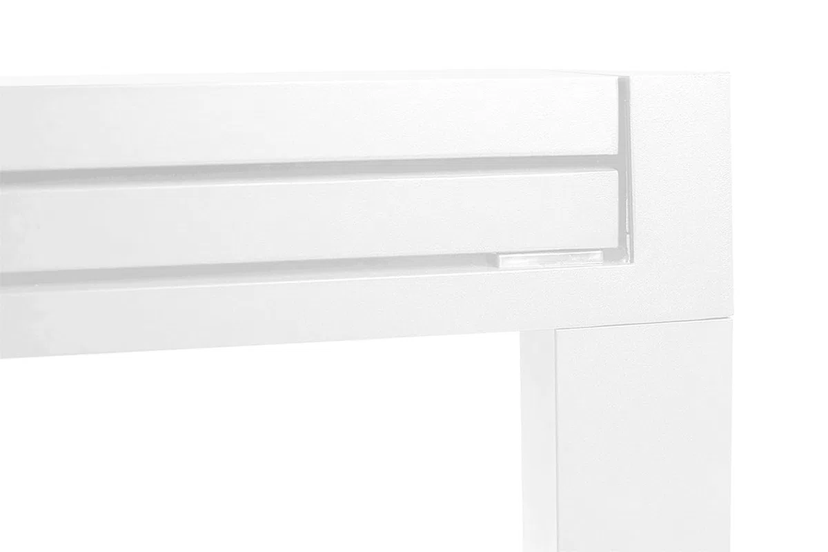 SAMIRA Tavolo da giardino allungabile 135/270 x 90 cm mod. Ares (Bianco)