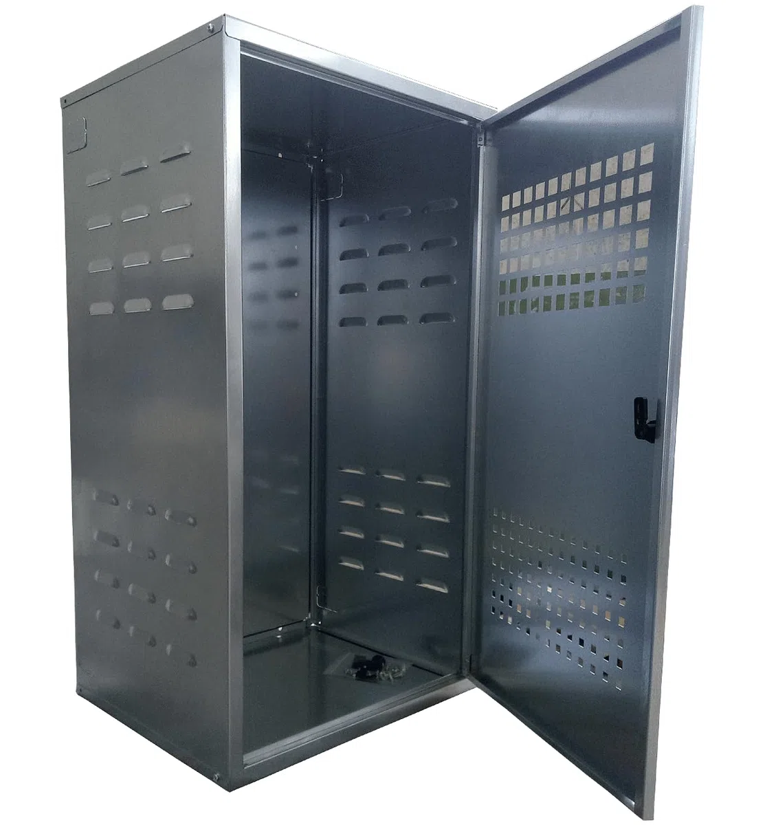 Copribombola gas da esterno zincato 6/10 (PUGLIELLI SRL certificata ISO 9001:2015) con kit di montaggio (100 x 50 x 42)
