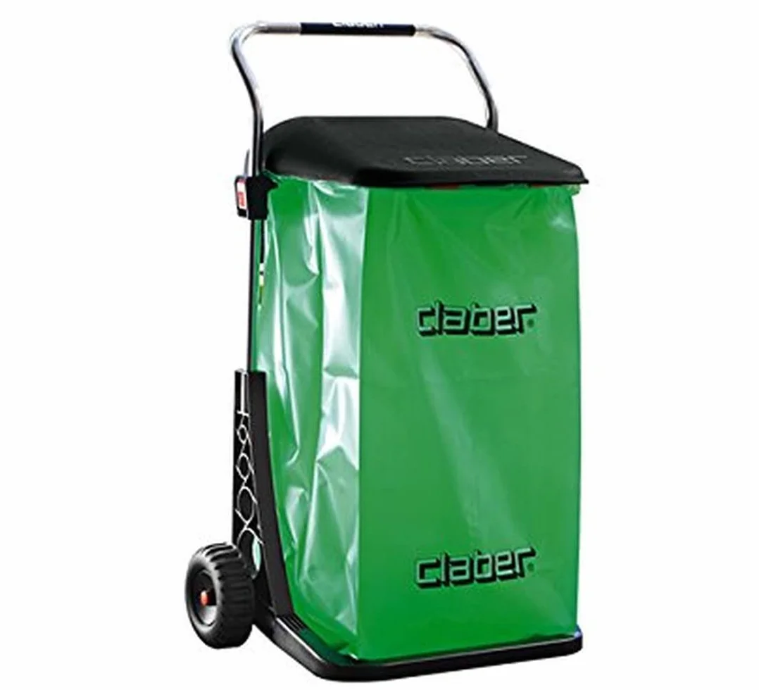 Claber 87267 Carrello PORTASACCO Cart-Eco 8934, Nero, 590x440x160 cm