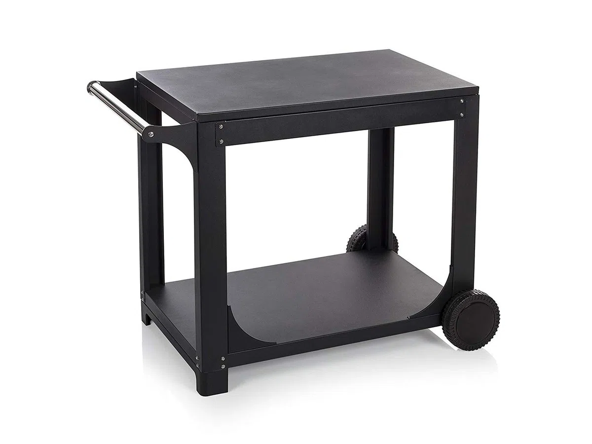 FireFriend BQ-6325 Carrello Supporto per Barbecue, Ideale per BBQ a Gas, Spostabile con Ruote, Resistente