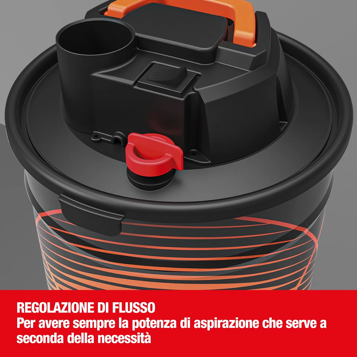 Lavor Aspiracenere ASHLEY 412 con funzione soffiante, regolatore di flusso, filtro HEPA lavabile e prefiltro polveri fini