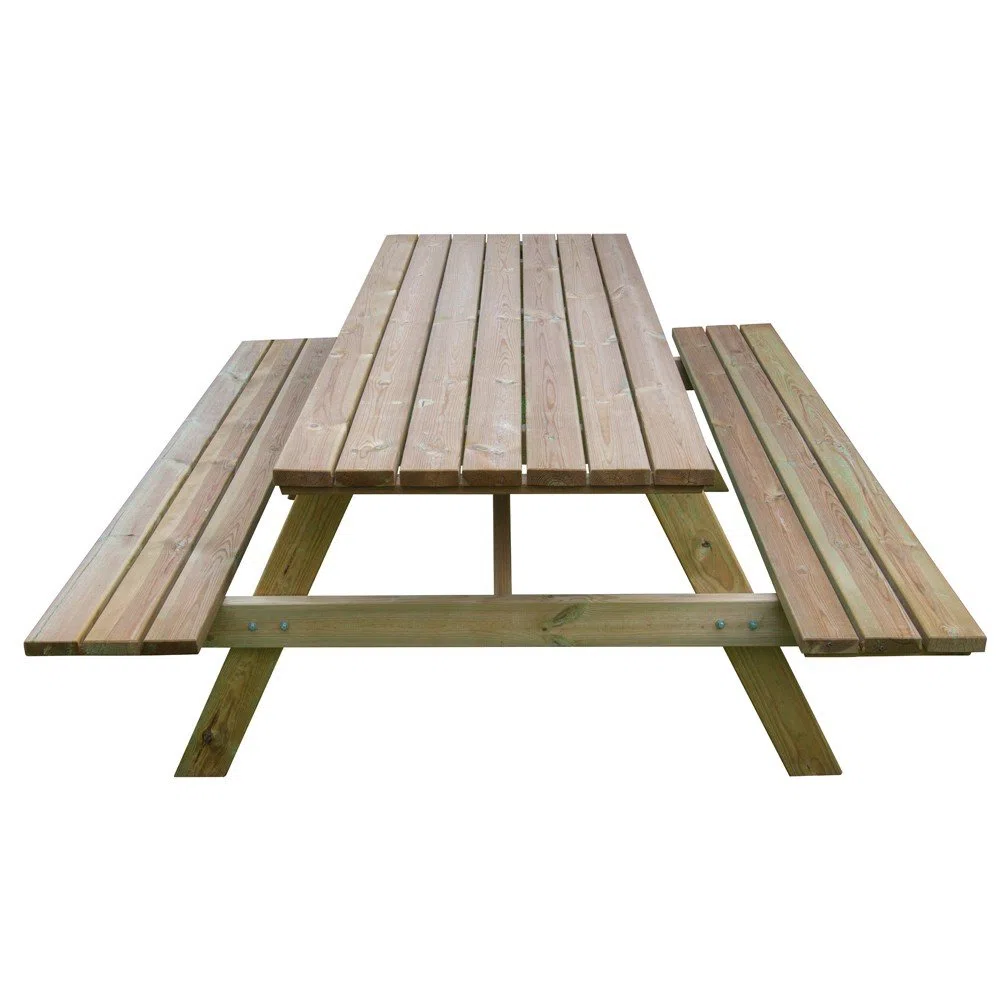 tavolo da pic nic in legno cm 180x120x70h