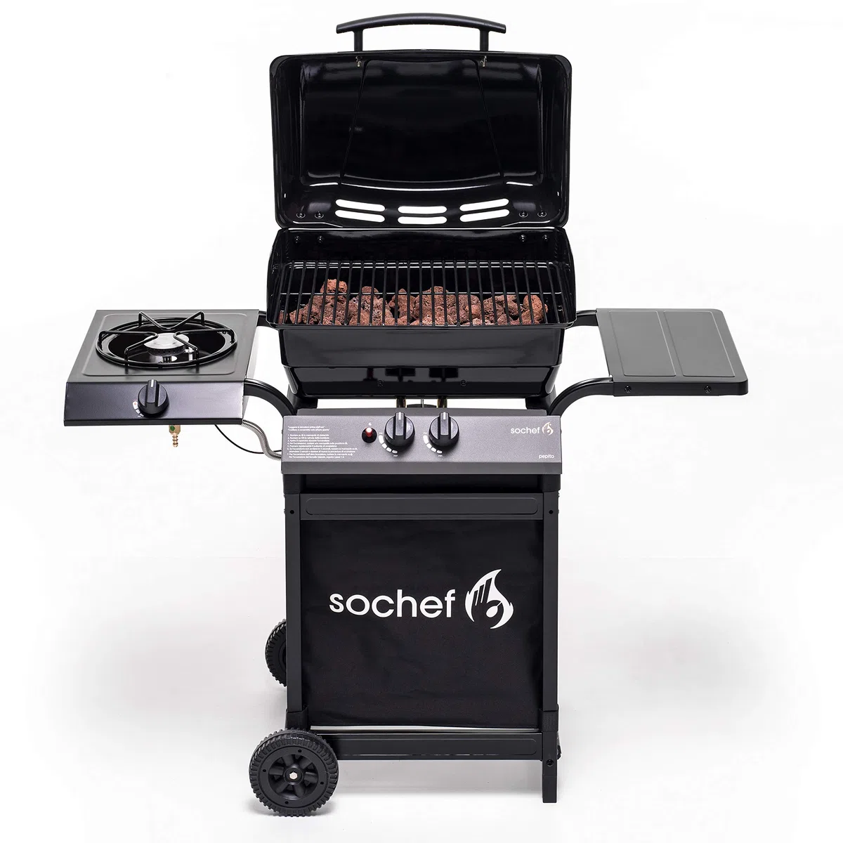 Sochef Piùpepito Barbecue a Gas, Nero