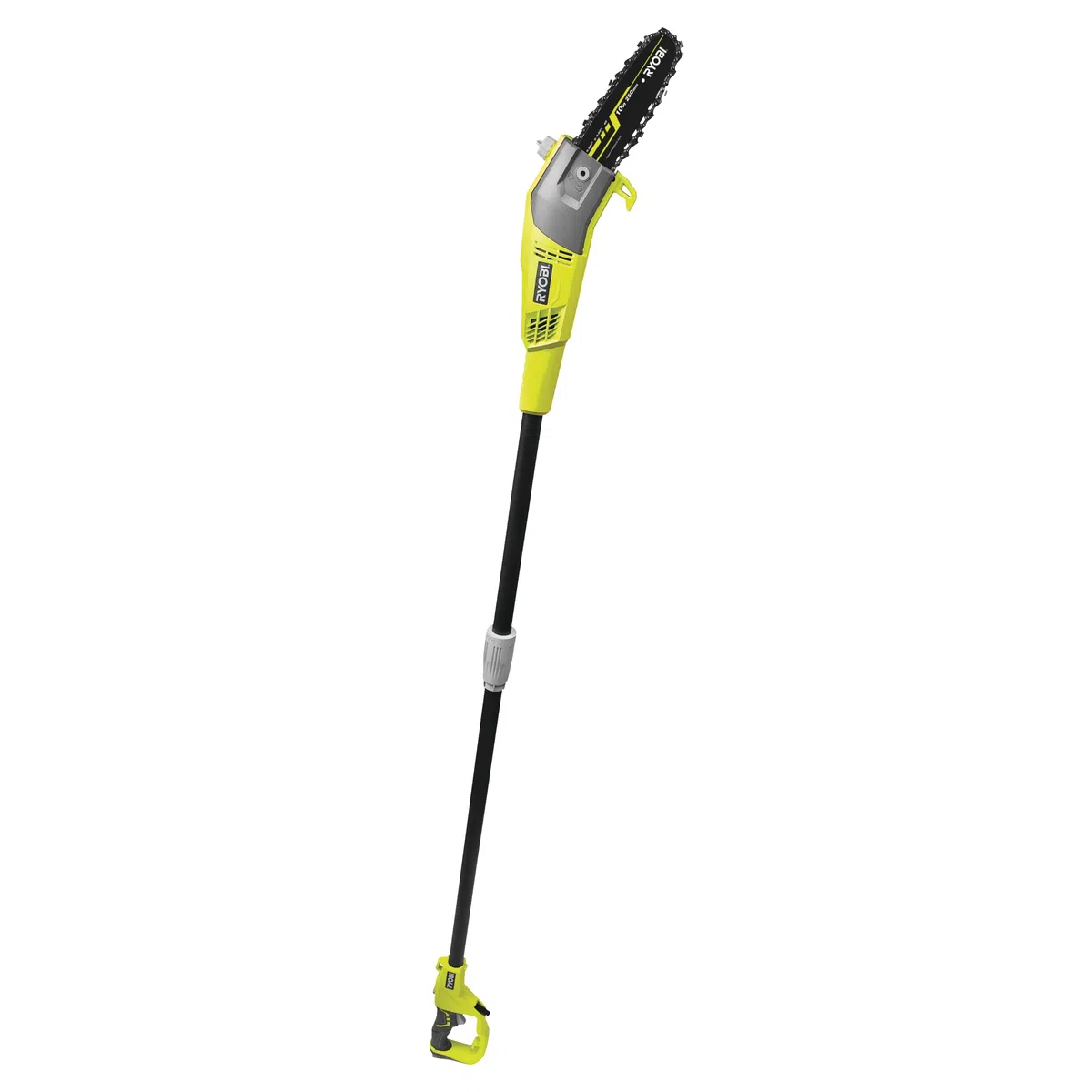 Ryobi RPP755E Potatore Elettrico Telescopico 750W, Barra da 25 cm, Estensione fino a 2,7 m, Testa Inclinata a 15°