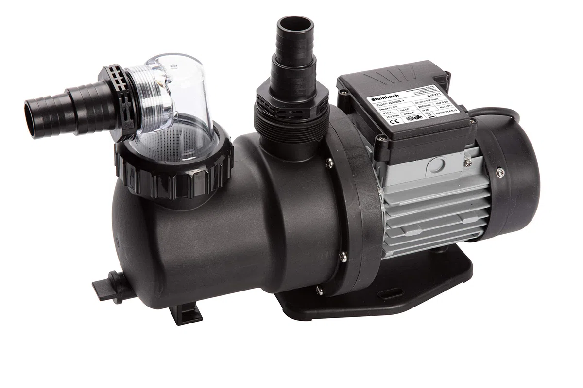 Steinbach SPS 50-1 - Pompa a filtro, 117 l/min, 250 W, 230 V, nero