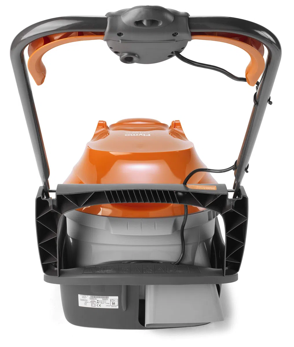 Flymo EasiGlide Tosaerba a cuscino d’aria, trinciaerba elettrico con contenitore raccoglierba, 9664523-01
