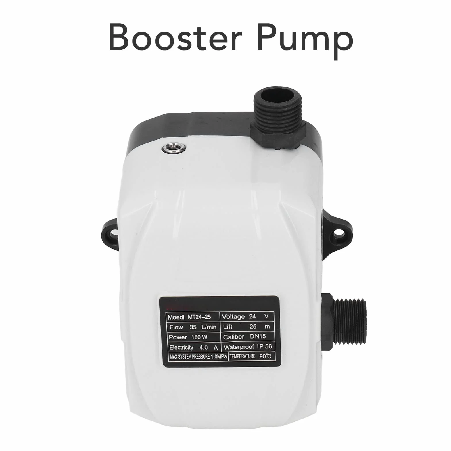 Pompa a Pressione Dell'Acqua Alta 180 W - Booster per Aumento Pressione e Trasferimento Acqua in Camper e Casa