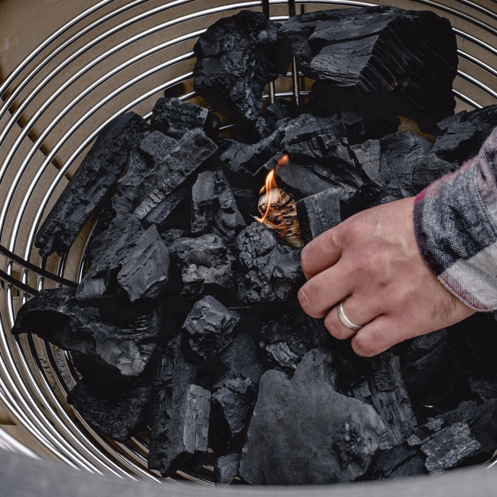 Cestino per barbecue Big Joe Kamado