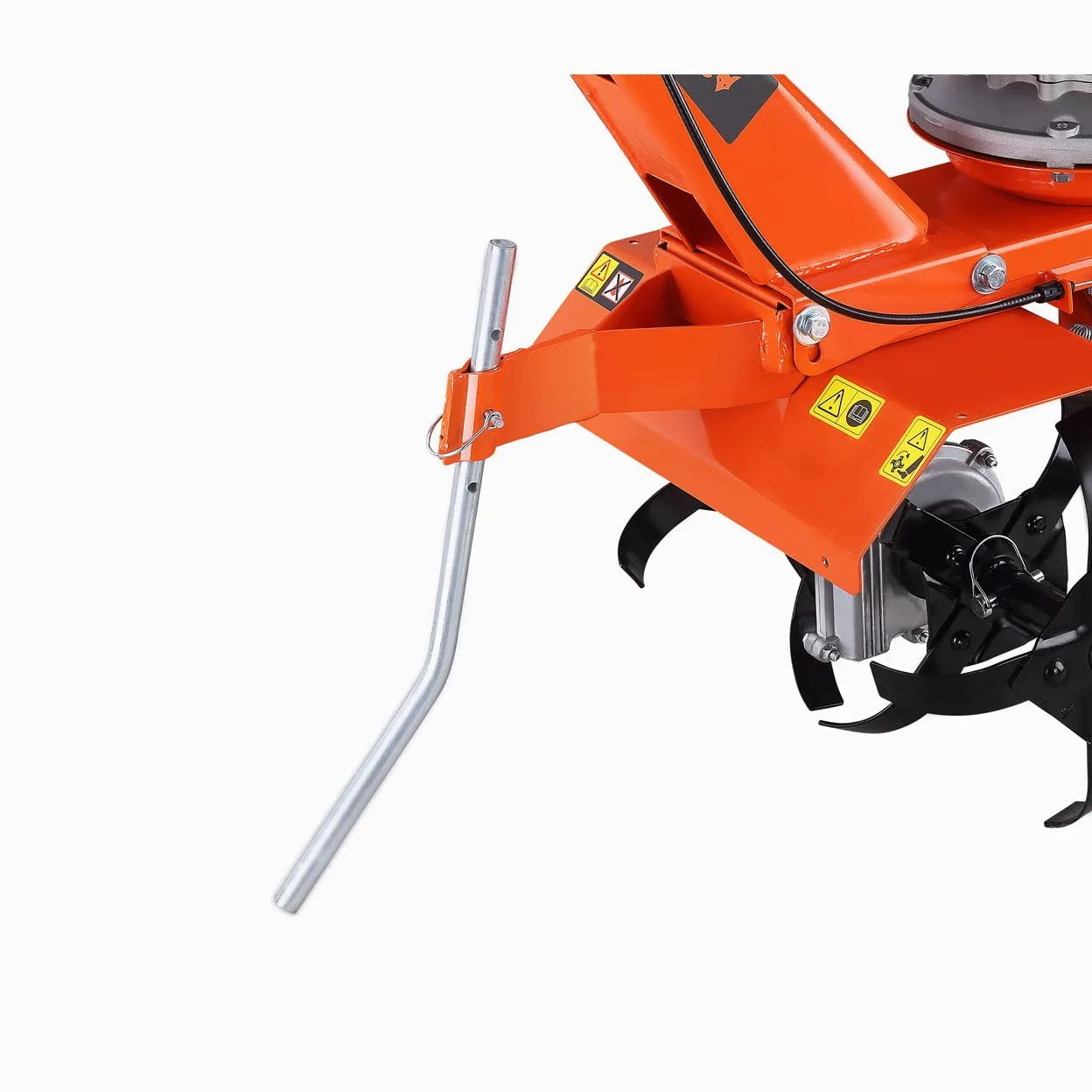 Fuxtec Motozappa a scoppio FX-AF1139 Set motocoltivatore a benzina 4 tempi 139cc 2,2kW con estensione della larghezza di lavoro da 36 a 66cm Coltivatore profondità regolabile fino a 30cm