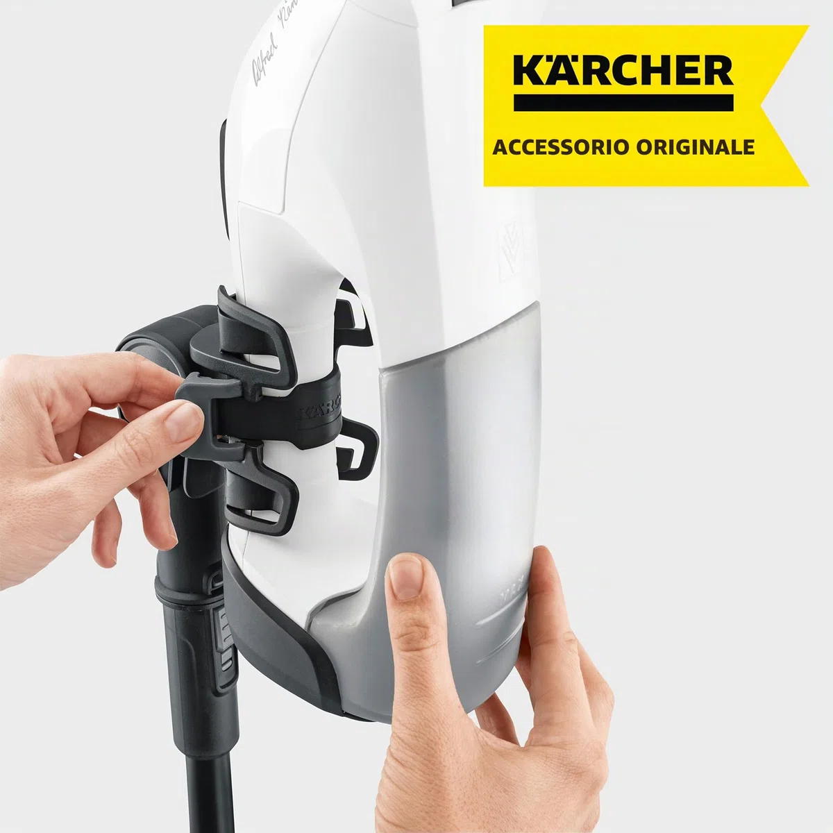 KÄRCHER Set di prolunghe per lavavetri (per tutti i modelli WV e KV4) estensibile da 0,6 a 1,5 metri, set con 2 aste telescopiche, per raggiungere senza fatica le superfici delle finestre più alte