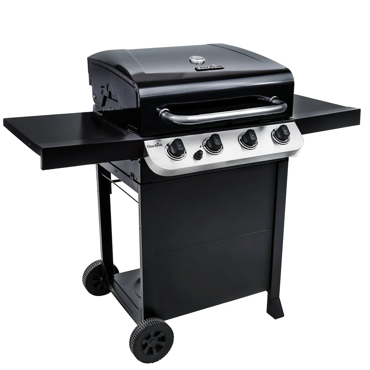 Char-Broil New Convective Series 410B - Grill Barbecue a Gas a 4 Fuochi, Finitura Nera.