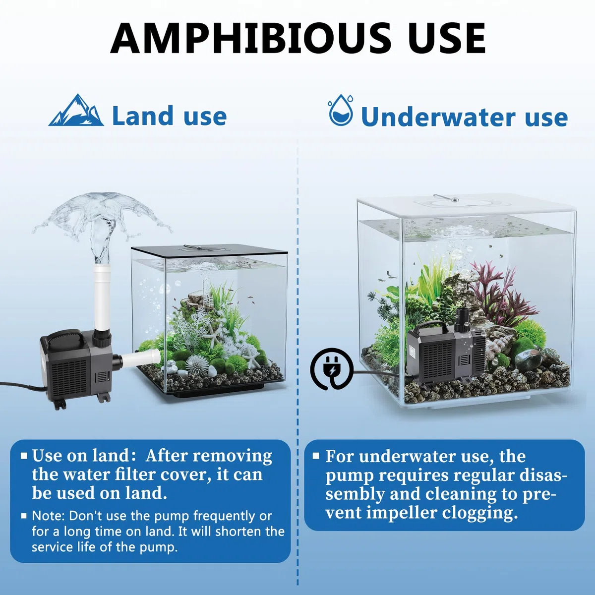 EXLECO Super Eco Pompa per laghetto, 4500 l/h, 30 W, a risparmio energetico, per esterni, cascata, stagno, ruscello, fontana