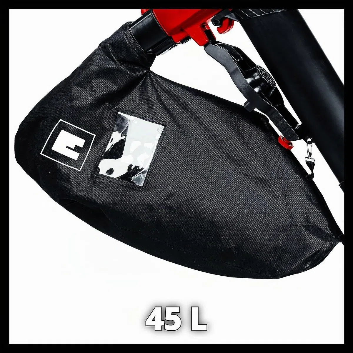 Einhell aspiratore elettrico GC-EL 3000 E (3.000 W, funzione di aspirazione/soffiaggio, regolazione numero di giri, anti-vibrazione, interruttore di sicurezza, sacco di raccolta 45 l)