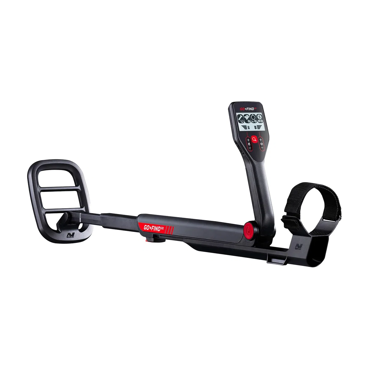 Minelab Go-Find - Metal detector ultra leggero ad alta potenza per adulti, con bobina impermeabile da 25,4 cm (Go-Find 22)