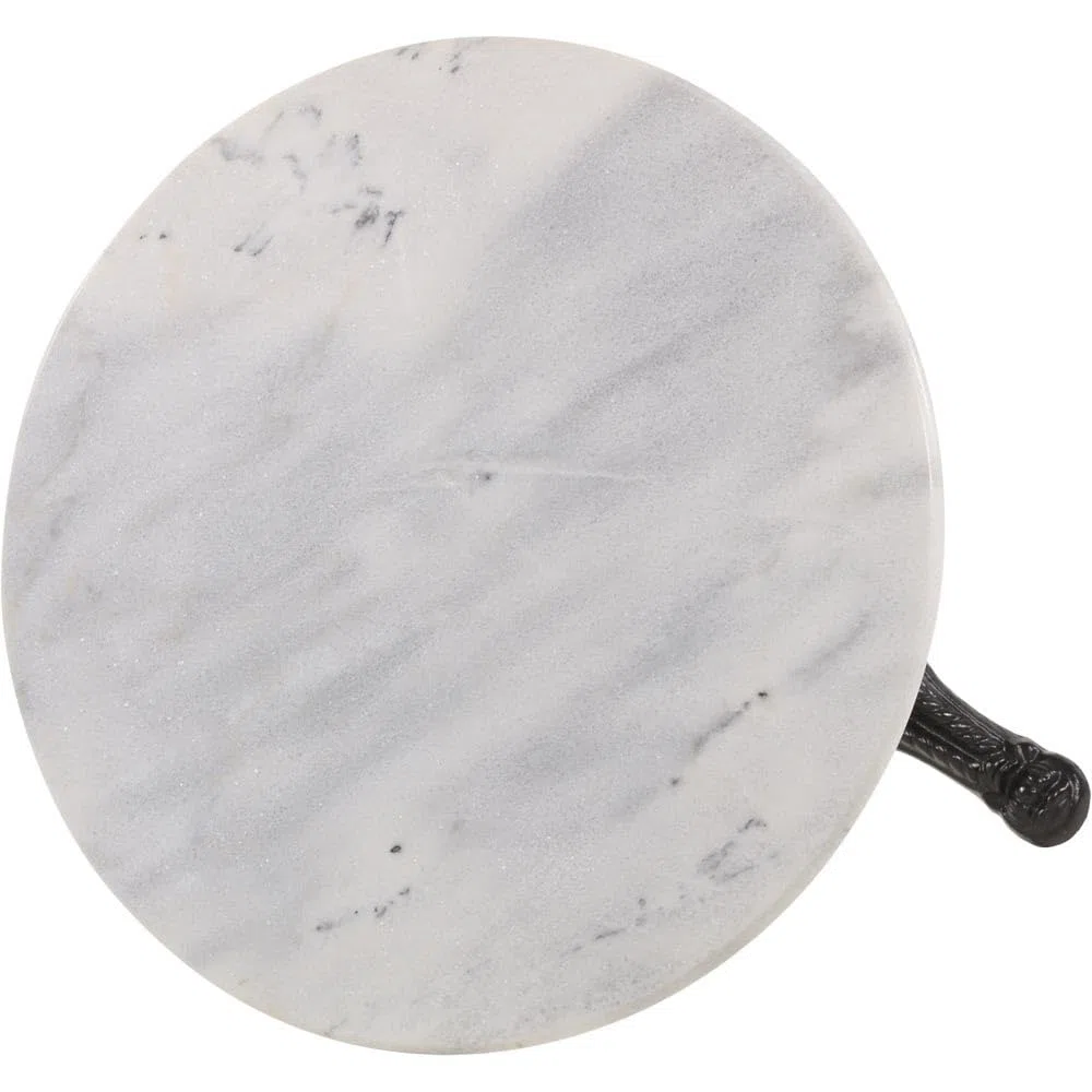 Tavolo da bistrot in marmo bianco Ø 60 x 72 cm