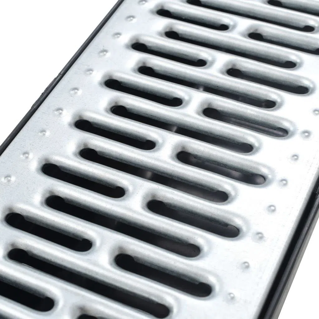 Canalette di Drenaggio 3 pz Acciaio Zincato 3 m,Ferramenta per la Riparazione di impianti Idraulici,Articoli per idraulica-142877