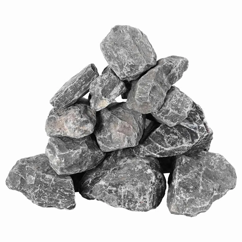 vidaXL Pietre da Riscaldamento per Sauna da Giardino 15 kg Rocce Riscaldate
