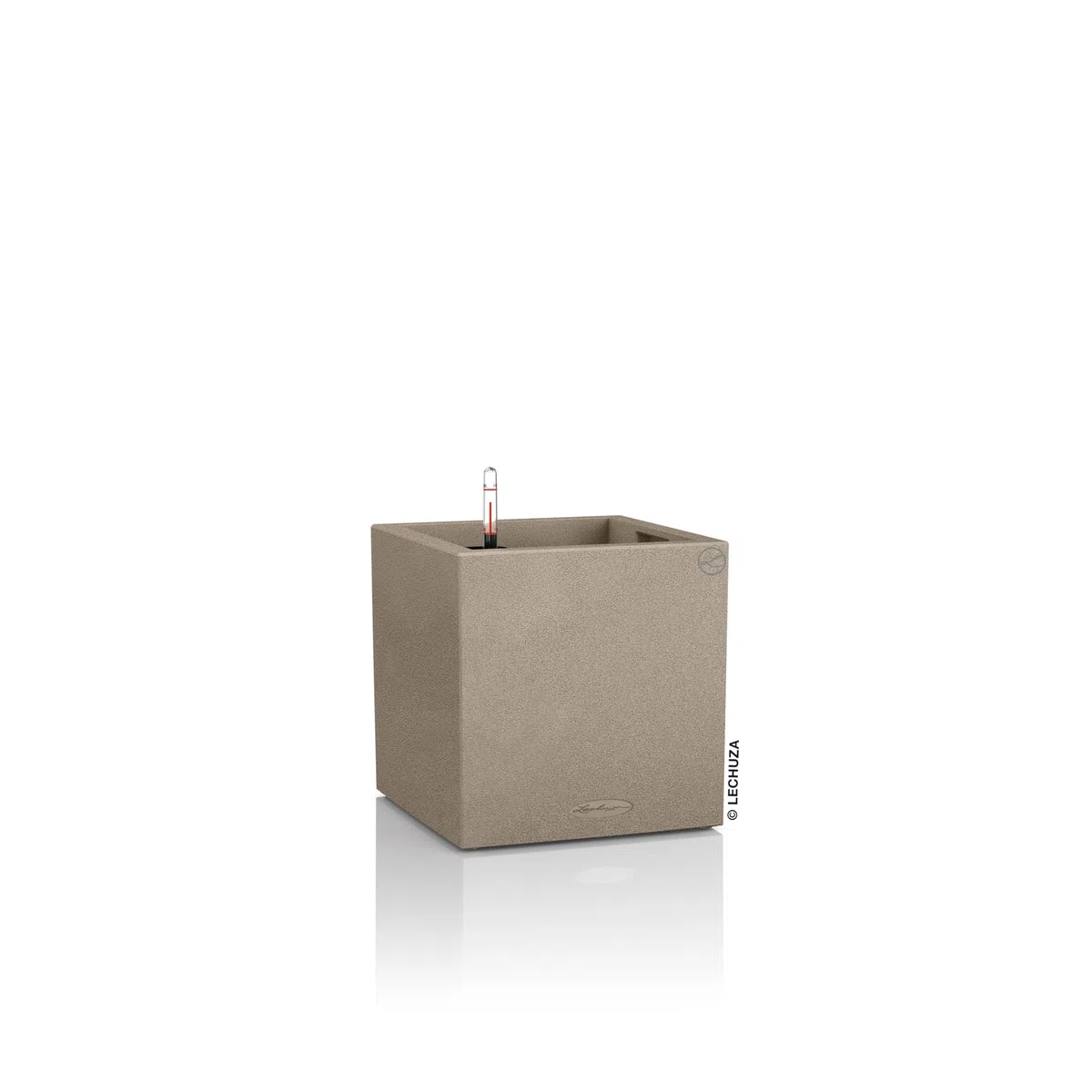 LECHUZA CANTO Stone 40 low beige sabbiato 13721