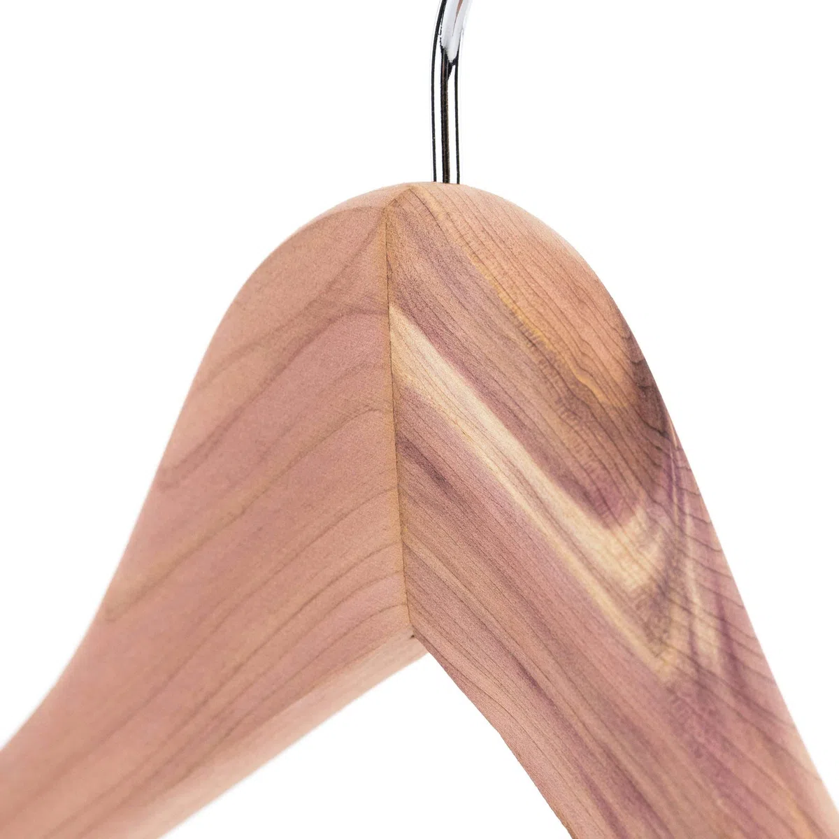 Hangerworld 24 Grucce Appendiabiti 44cm in Legno di Cedro Antitarme per Giacche Pantaloni e Completi