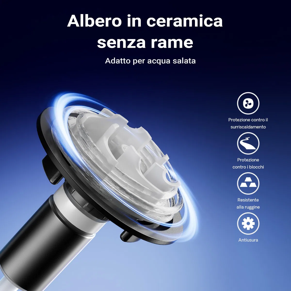 SunSun CPP-6000 Pompa piscina per ricircolo e filtraggio 6000l/h 40W, Pompa di circolazione