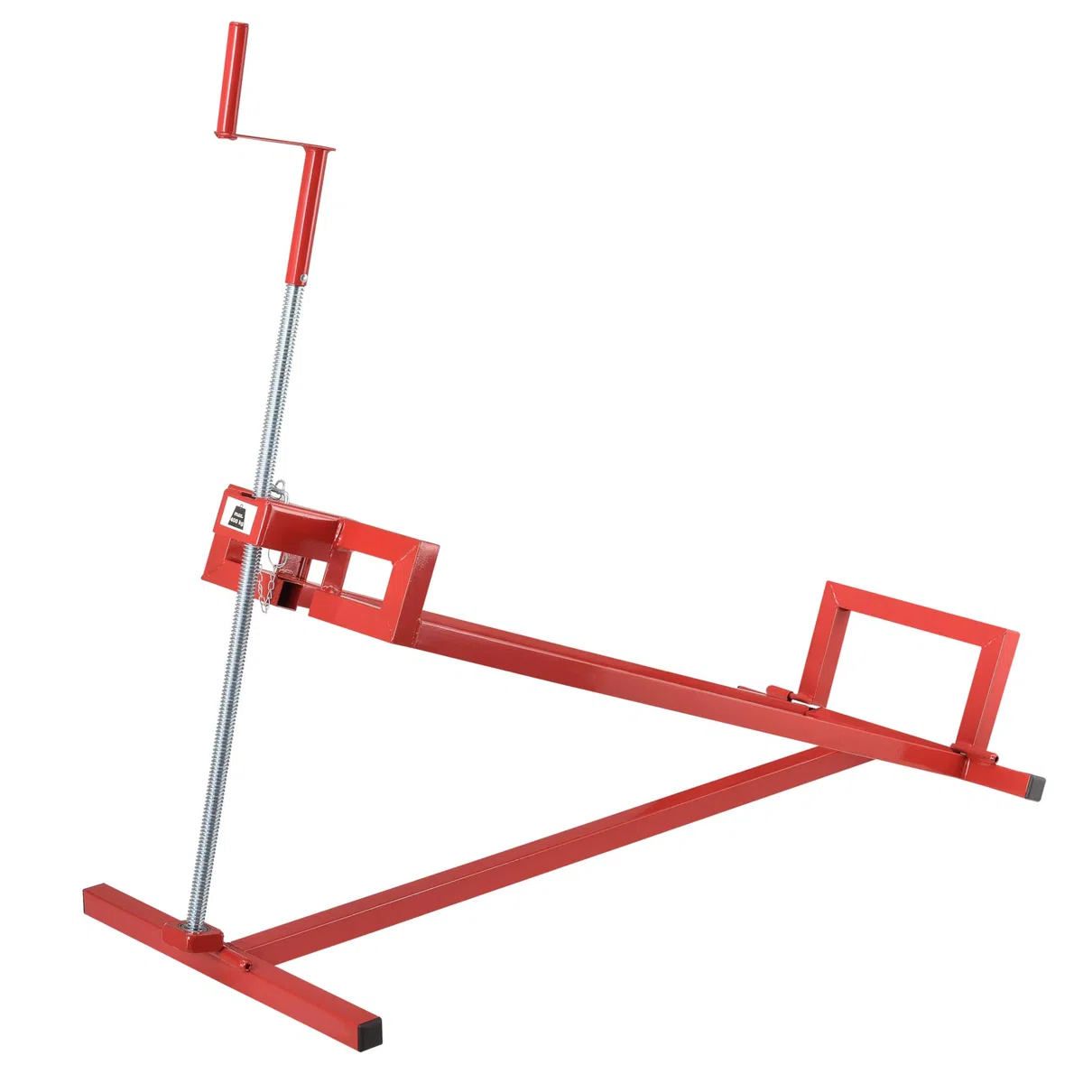 pro.tec Sollevatore per Trattorini Quad Tosaerba Fino a 400 kg Cric Meccanico in Acciaio per Manutenzione Pulizia Cavalletto per Perno Ruota fino a 98 cm