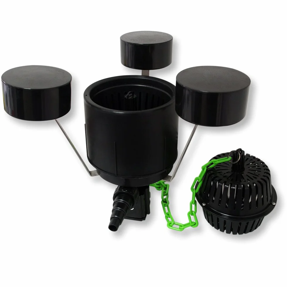 Set Filtro 12000l Chiarificatore laghetto 24W Pompa NEO8000 70W Tubo 25m Skimmer CSP250