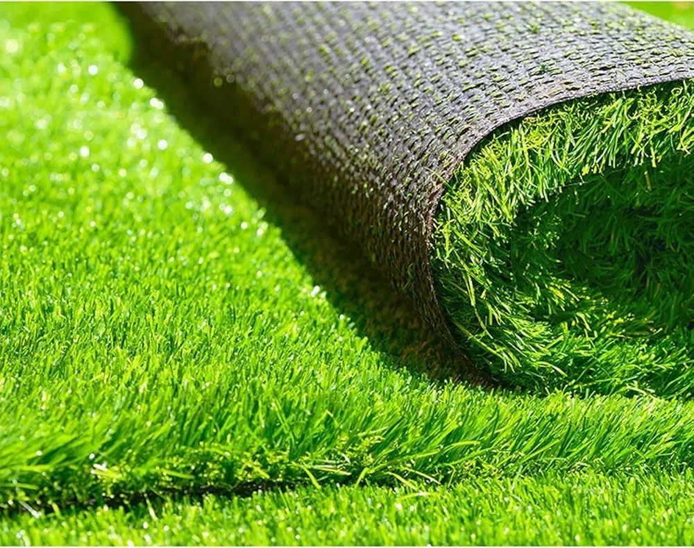 Prato Sintetico 50MM, Erba Artificiale Verde 50 Millimetri Calpestabile per Terrazze, Balconi, Giardini, Aree Gioco e Bordi Piscina (1x10 Metri (10m²))