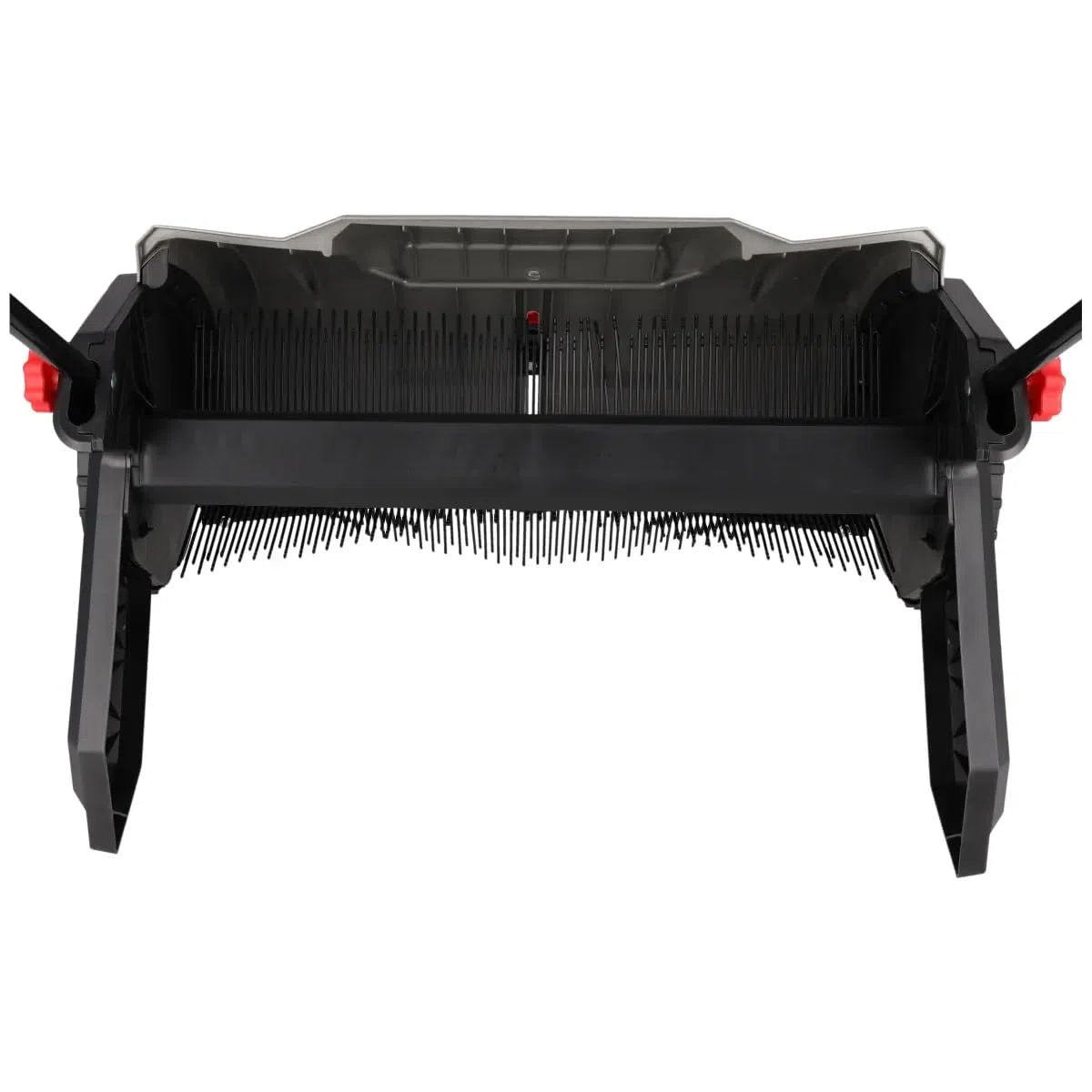 Spazzatrice manuale per prato, raccoglitore per foglie e prati DEDRA, larghezza di raccolta 530 mm, sacco da 100 l, ruote robuste da 250 mm, leggero e maneggevole 7 kg, manubrio regolabile