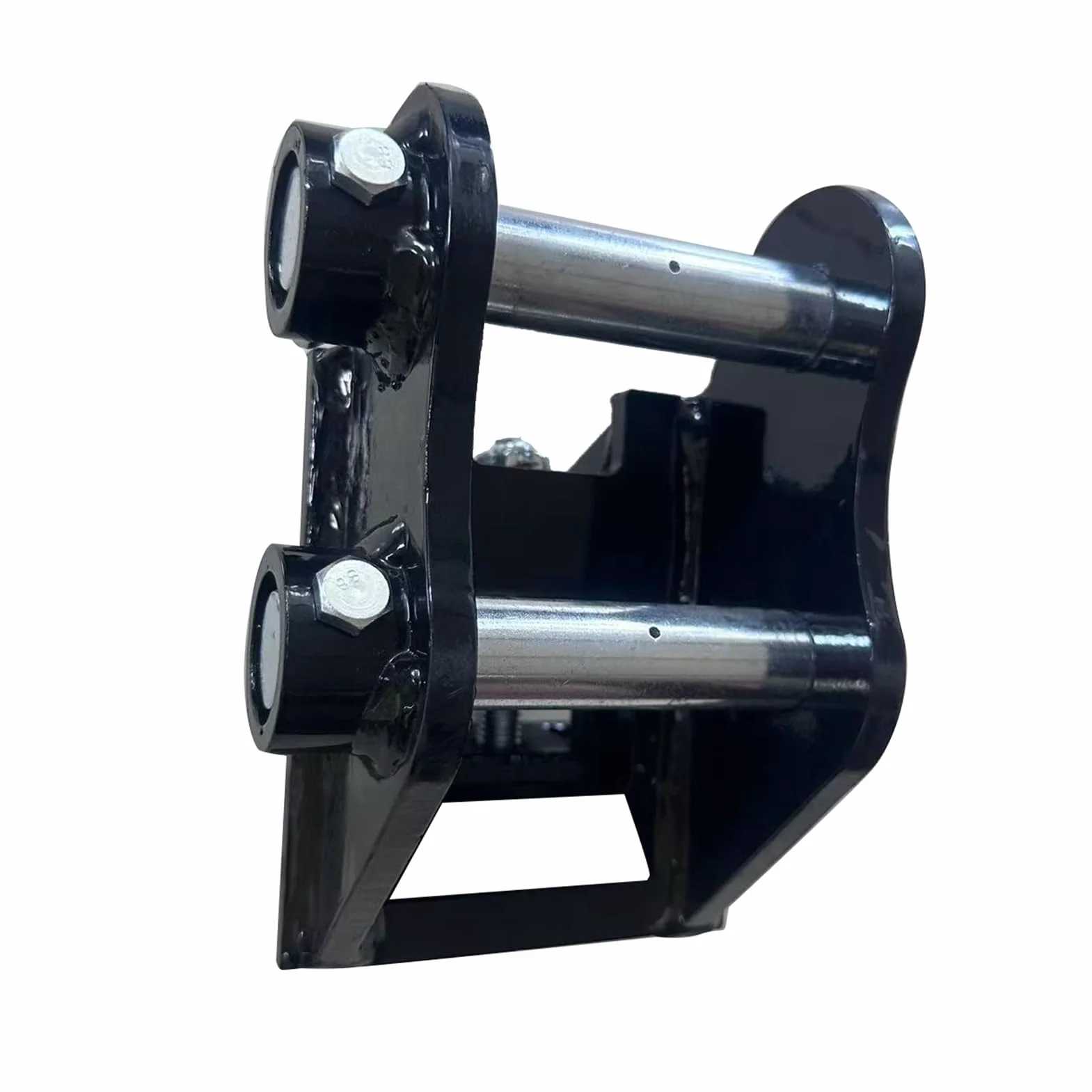 AYNEFY Attacco per Mini Escavatore, Morsetto Meccanico Rapido Adatto a Escavatori Fino a 3 Tonnellate, Connettori Veloci per Rake, Secchi, Rastrelli.