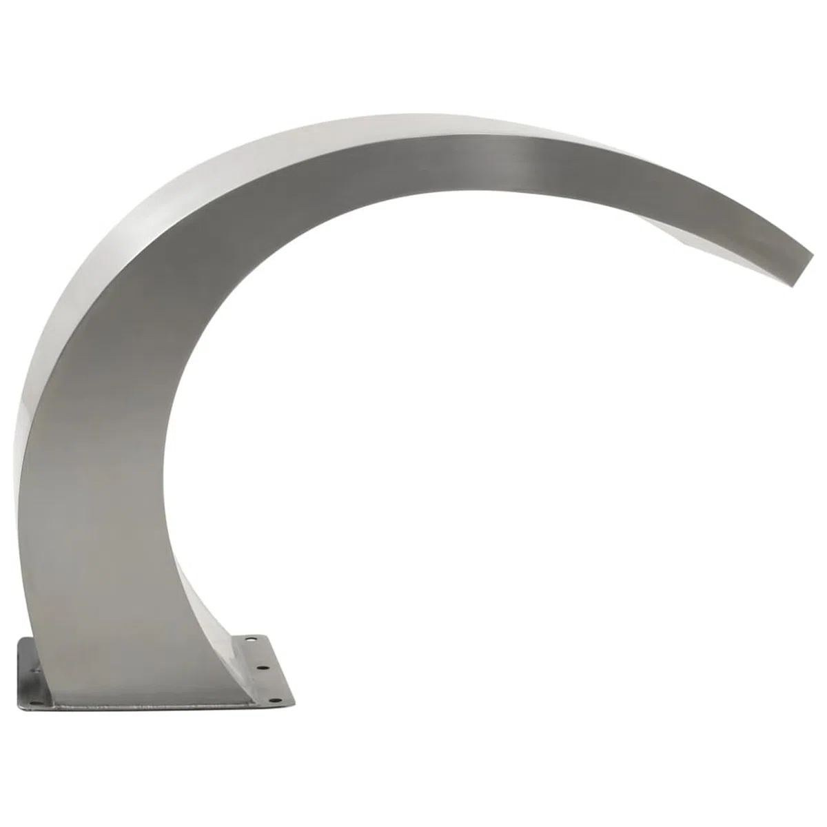 Homgoday Cascata per Piscina con LED in Acciaio Inossidabile, Fontana Decorativa per Laghetto o Piscina, IP68, 15 LED Bianchi, 2m Tubo PVC, 220-240V
