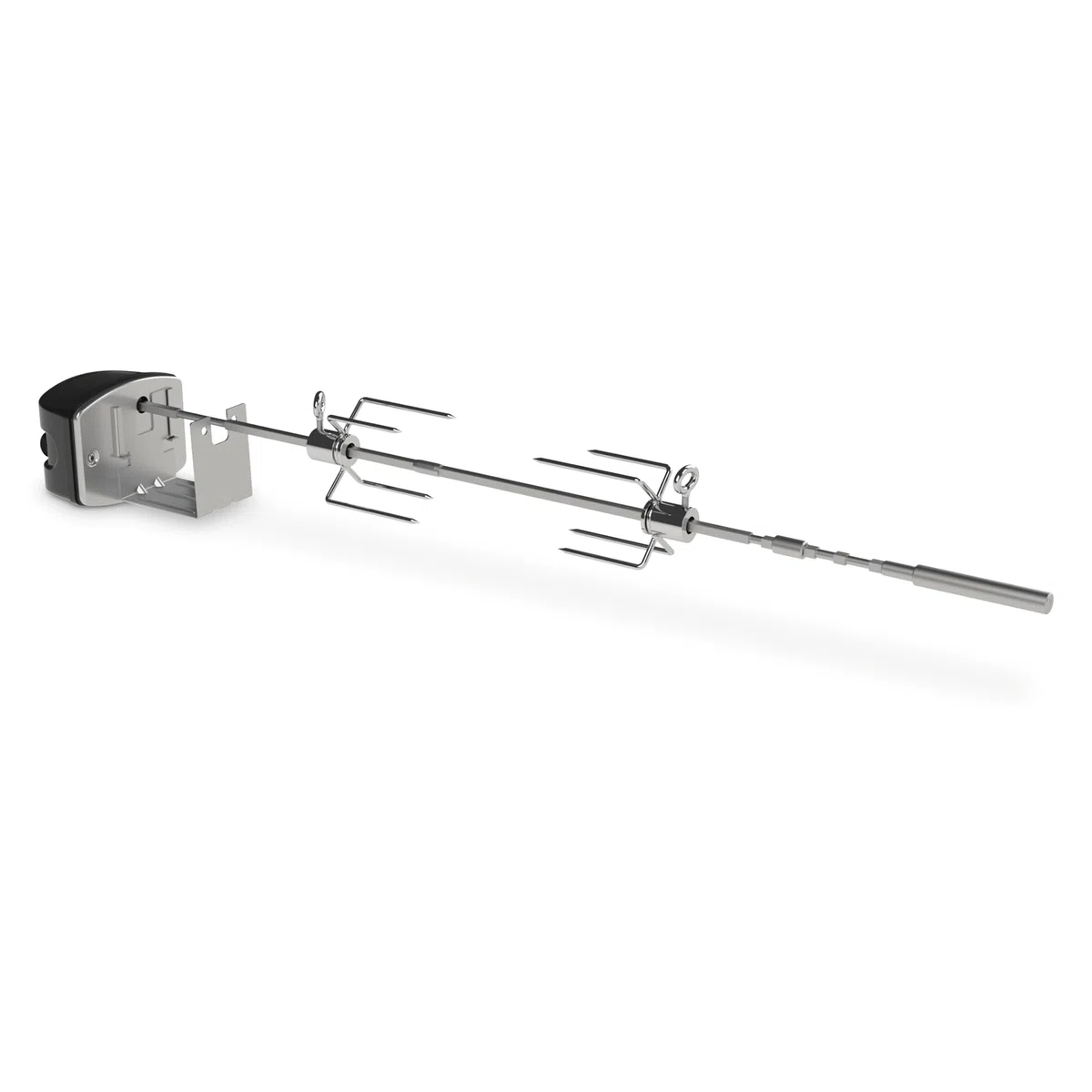 Weber Kit per girarrosto / per tutti i modelli Spirit e barbecue Searwood, accessorio per barbecue in acciaio inossidabile da 85 cm con motore potente e silenzioso per arrostire polli interi e carne