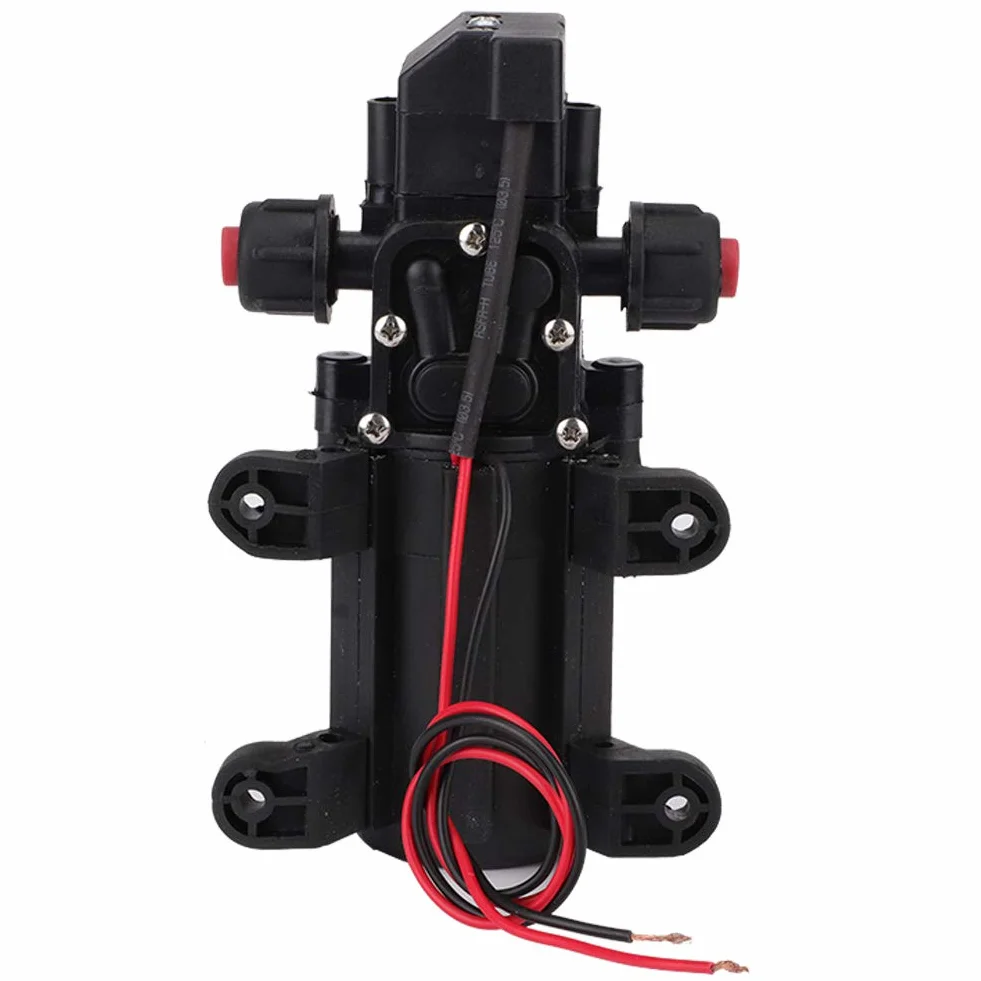 Pompa autoadescante per lacqua, DC12V membrana auto adescante ad alta pressione, pompa ad acqua per lavaggio auto o barca, pulizia e irrigazione giardino, 5L/min, 60 W