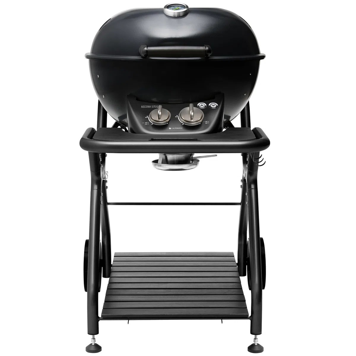 BARBECUE A GAS Outdoorchef ASCONA 570G NERO CON SISTEMA DI COTTURA BREVETTATO IN SVIZZERA