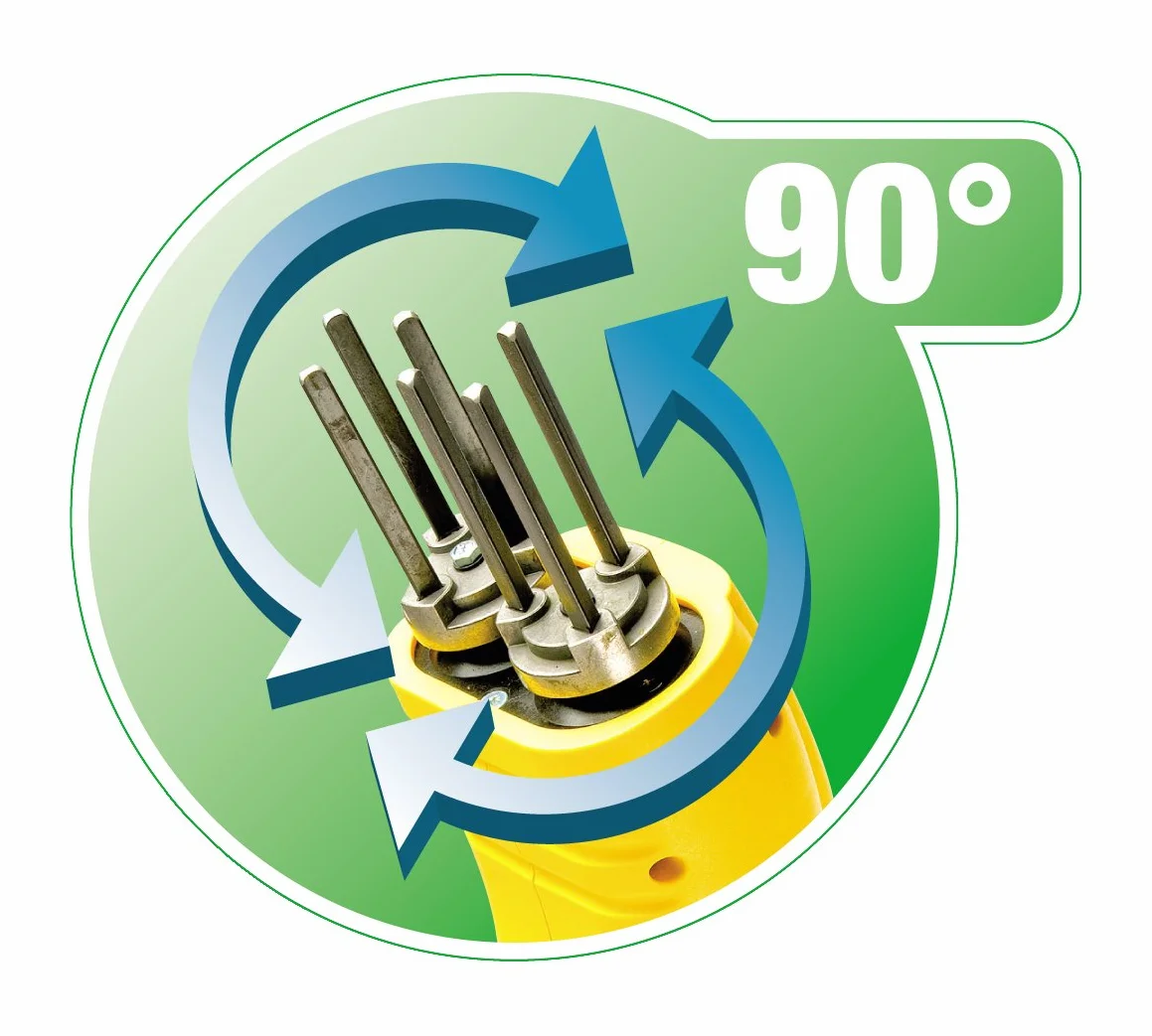 GLORIA Gardenboy PLUS | Motocoltivatore multifunzione | Fresa da giardino | 230 V, 400 W | Dischi oscillanti dentati d'acciaio temprato | Profondità di lavoro (max.) 8 cm | Lunghezza regolabile