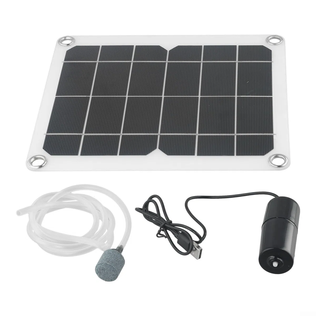 Silenzioso aeratore solare per laghetto con pannello da 20 W per la manutenzione di pesci all'aperto per stagni