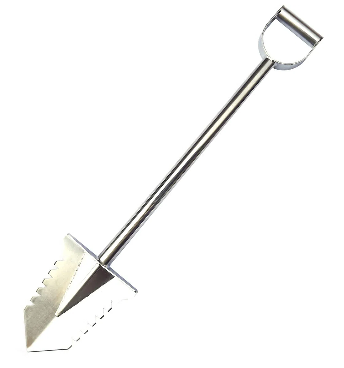 Pala da Scavo Empotec PA-1 INOX per Terreni Duri Acciaio Inossidabile Metal Detector Alta Qualità Vanga Taglio solo 1,6kg.