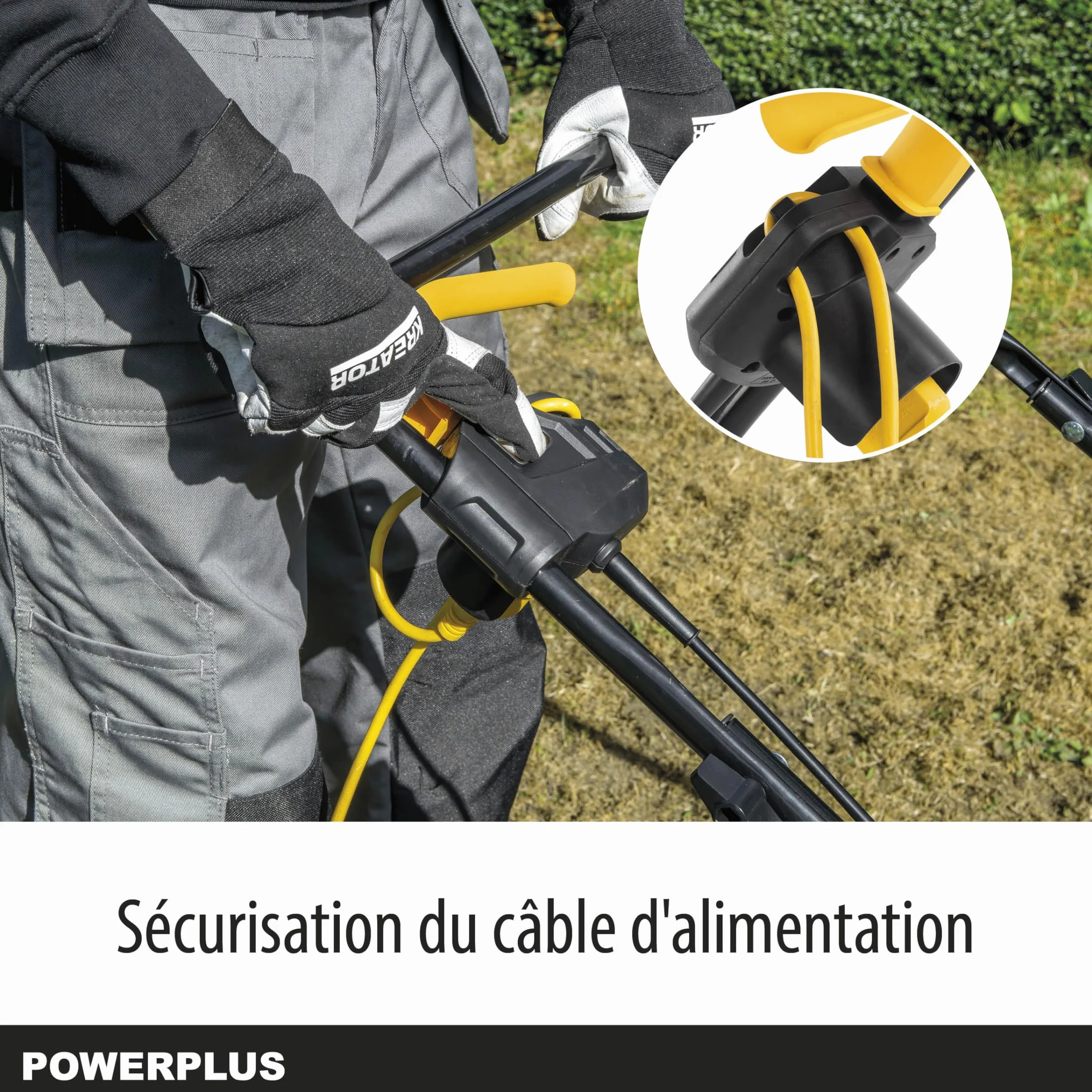 Powerplus POWXG75130-1300 W e larghezza di taglio 320 mm, ventola 2 in 1 e articolatore elettrico per il vostro giardino