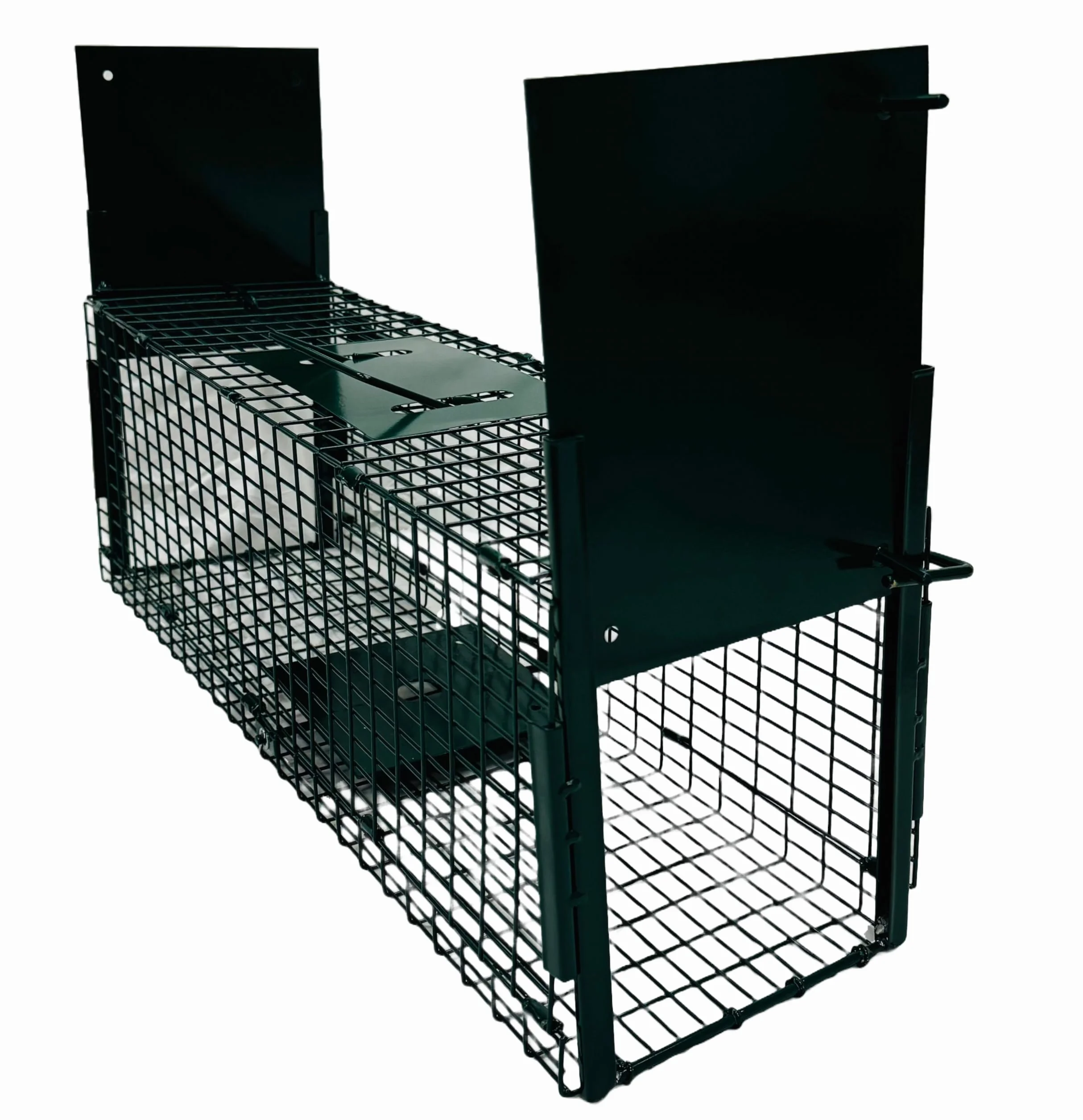 Trappola per animali 60 cm in acciaio - Per topi, ratti e altri roditori - Formato pieghevole, economico e riutilizzabile - Uso interno ed esterno - 60x18x20 - Marchio francese