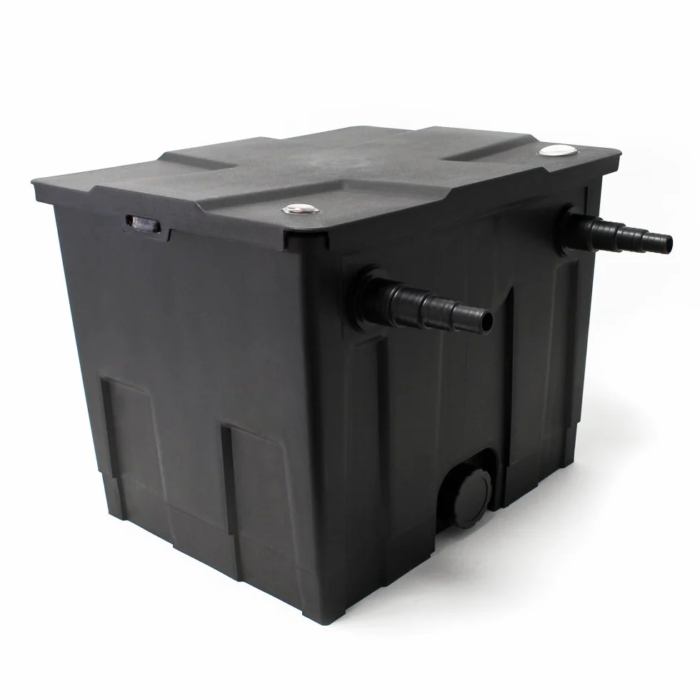 Set Filtro 12000l Chiarificatore laghetto 24W Pompa NEO8000 70W Tubo 25m Skimmer CSP250
