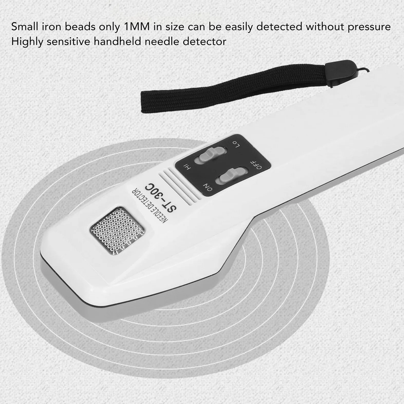 Septpenta Metal Detector Pinpointer, Bacchetta Puntatore Portatile Impermeabile, Alta Sensibilità, Sonda per Localizzazione Oro, Funzione di Allarme Sonoro e Luminoso per Trovare Monete D'Oro