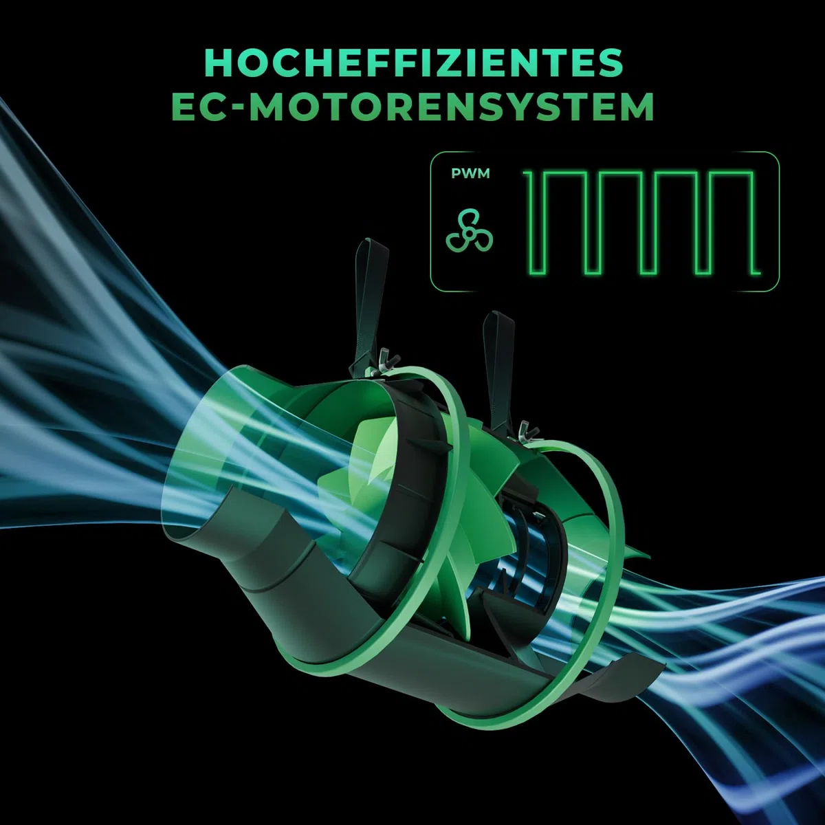 MARS HYDRO iFresh Ventilatore Assiale 6 Pollici Combo, Regolatore di Velocità, Filtro al Carbonio e Duttatura, Controllo APP tramite iConnect , Sistema di Raffreddamento e Ventilazione per Grow Tent
