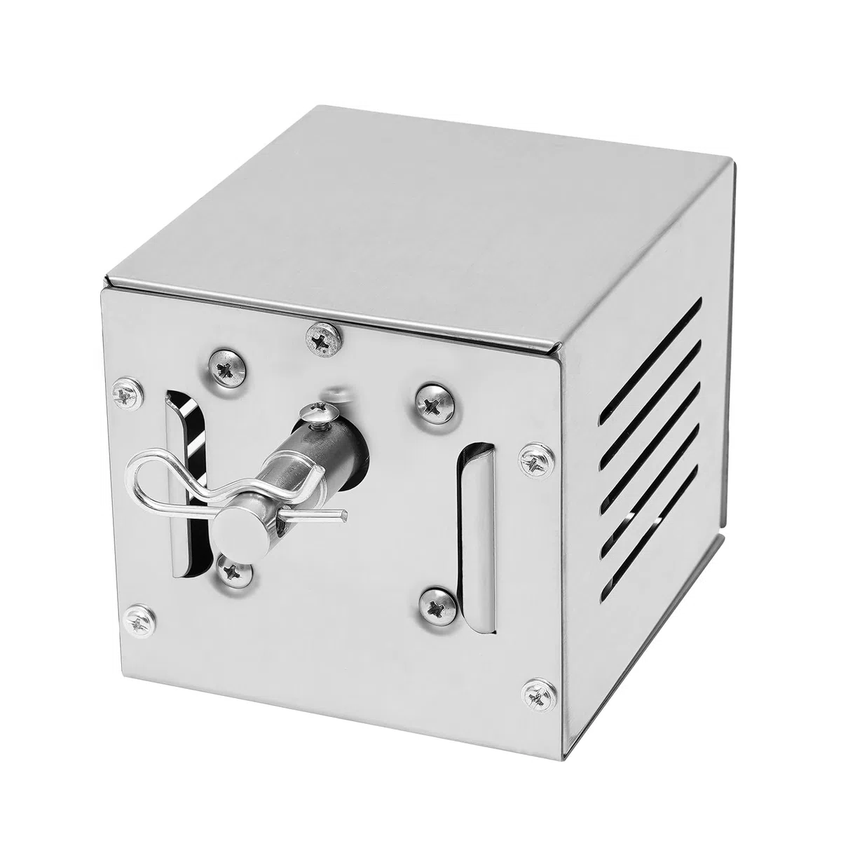 Motore per barbecue in acciaio inox pesante con 25 W di potenza per barbecue per maialino, arrosto e spiedino, motore per girarrosto di alta qualità, sistema di azionamento durevole e