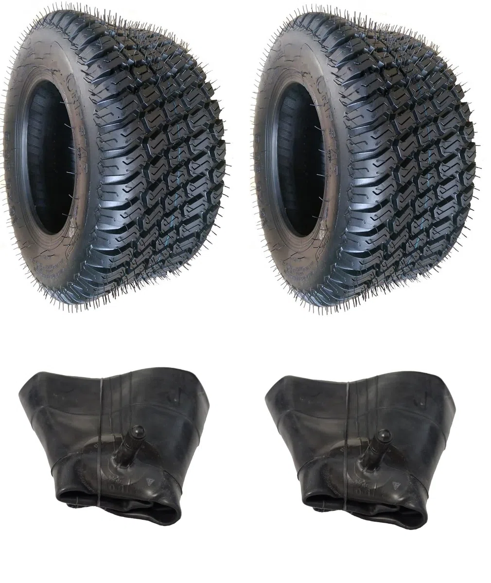 2 x tubi flessibili + 2 x 18 x 8,50 – 8 WAVE pneumatici per tosaerba e tosaerba, 18 x 8,50-8, 18 x 8,5-8, 18 x 8,5-8, 18 x 8,5-8