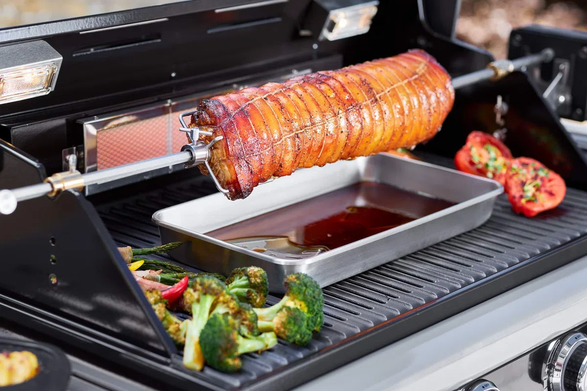 Rösle Teglia universale professionale barbecue acciaio inox 18/10 bordo alto
