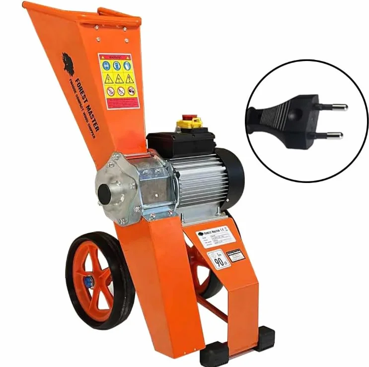 Forest Master FM4DDE-MUL Trituratore da giardino elettrico 4 CV trita rami 50 mm
