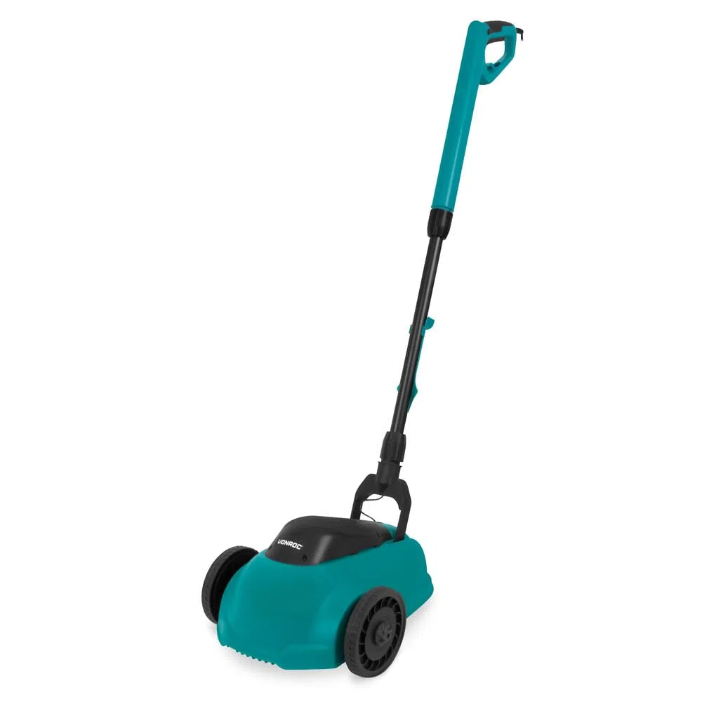 VONROC Mini Tosaerba Elettrico 350W – 22 cm – Taglio e Mulching – 3 Altezze di Taglio – Ideale per Piccoli Giardini – Incl. Strumento di Pulizia