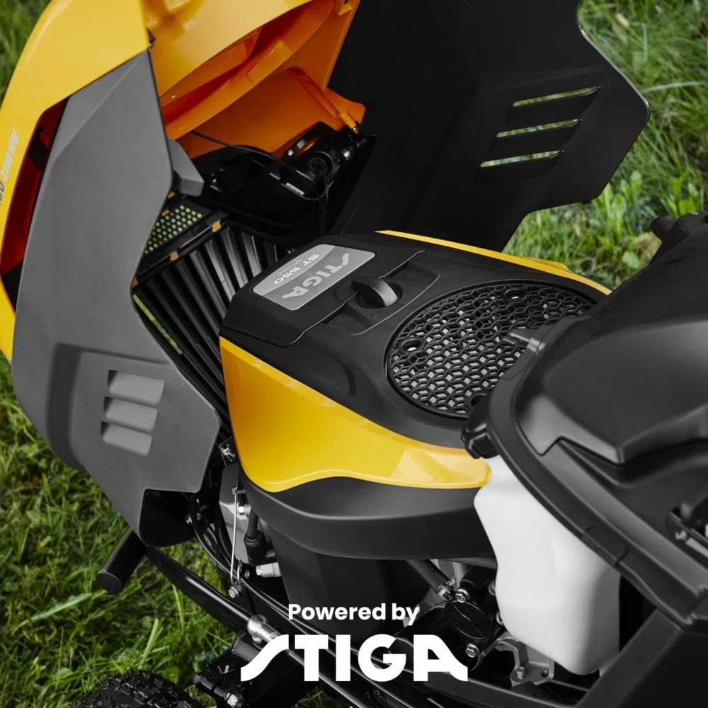 STIGA 5108 W Tornado Trattorino da Giardino, 586 cc, 108 cm – Scarico Laterale, Mulching – Prati fino a 6.500 m²